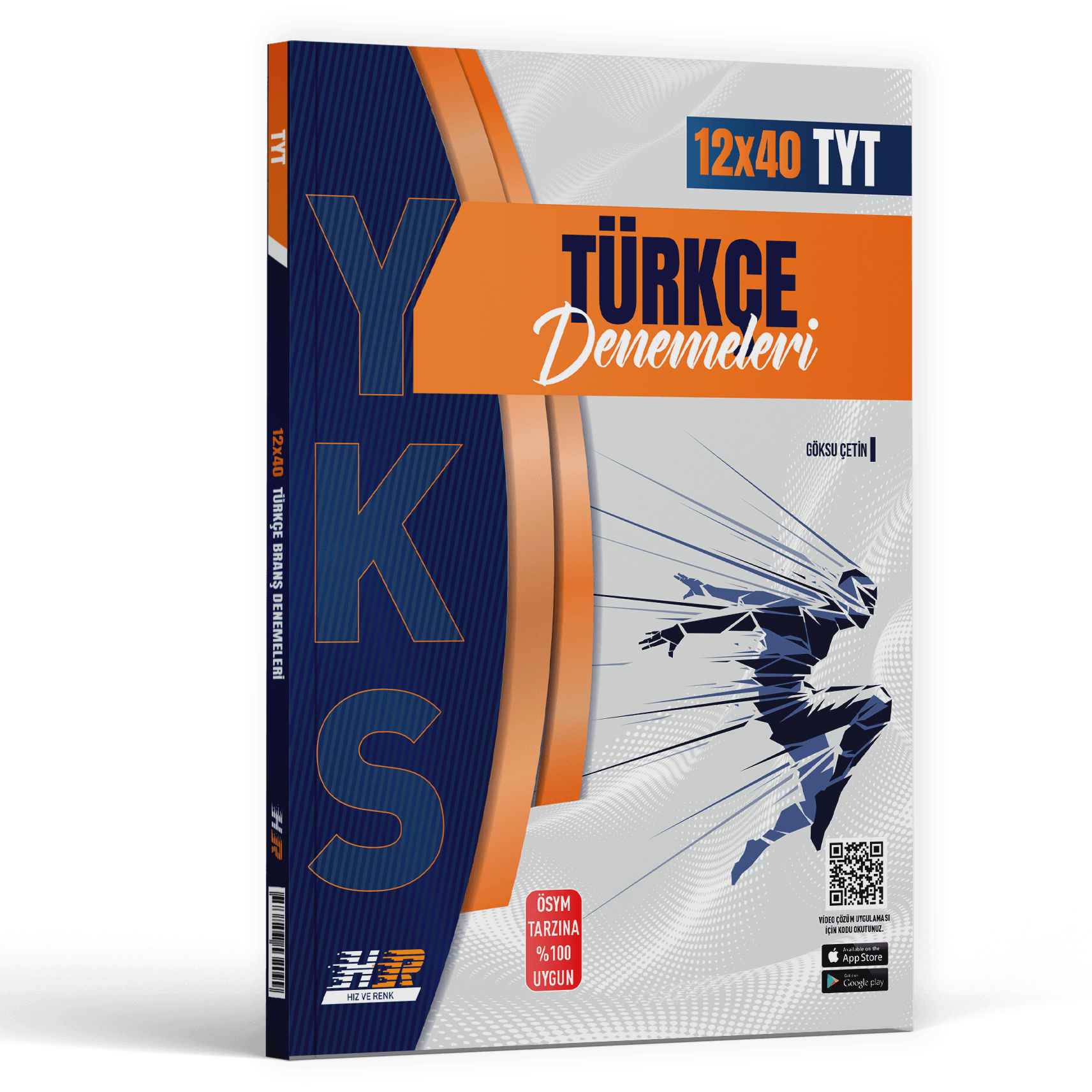 Hız ve Renk Yayınları TYT Türkçe 12 x 40 Denemeleri