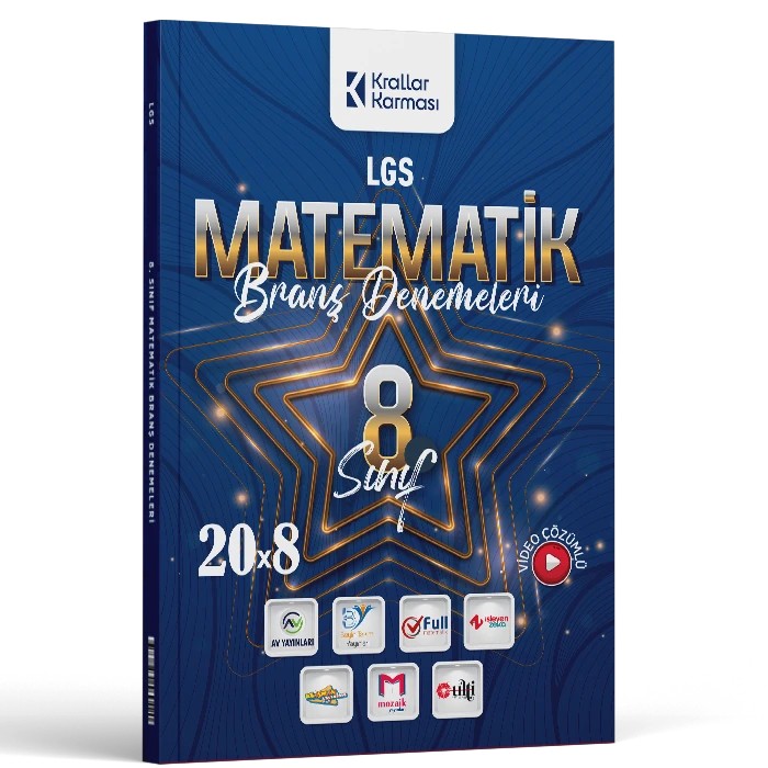 Krallar Karması 8. Sınıf LGS Matematik 20 x 8 Branş Denemeleri