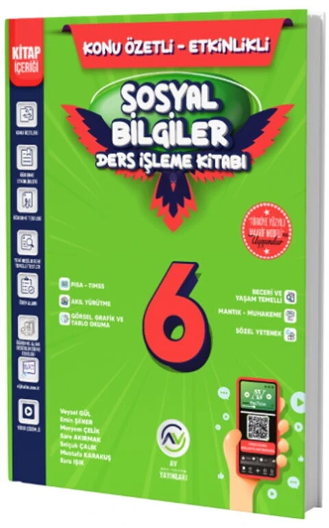 Av Yayınları 6. Sınıf Sosyal Bilgiler Ders İşleme Kitabı