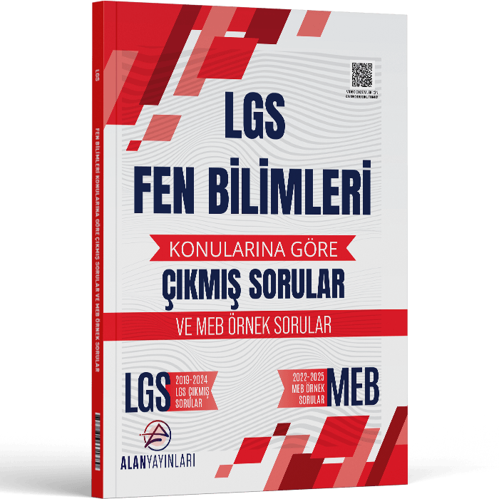 Alan Yayınları 8. Sınıf LGS Fen Bilimleri Konularına Göre Çıkmış Sorular