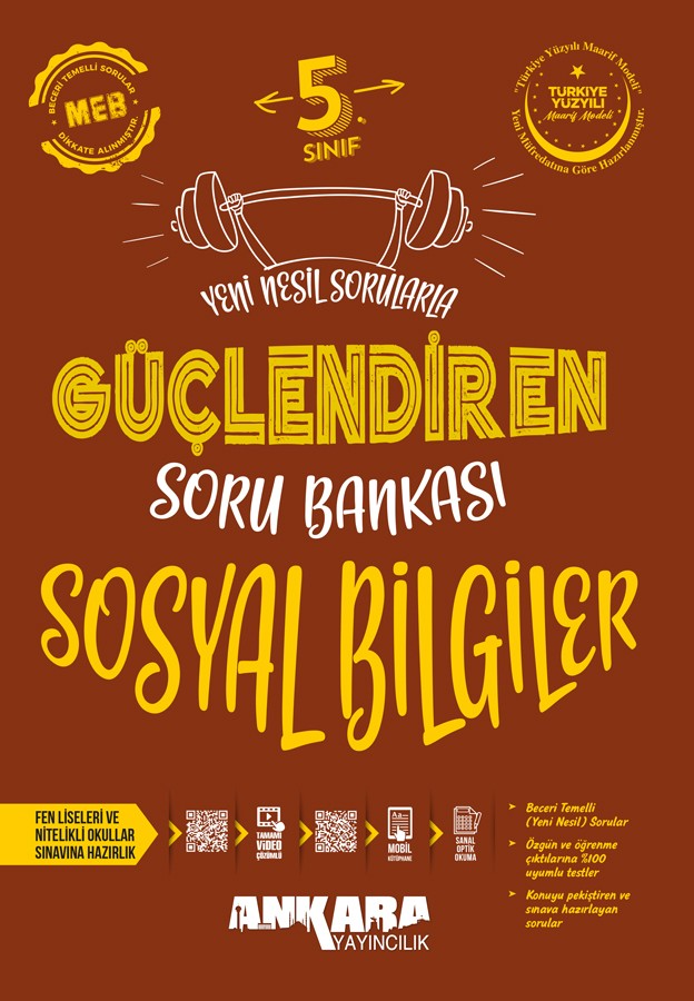 Ankara Yayıncılık 5. Sınıf Güçlendiren Soru Bankası - Sosyal Bilgiler