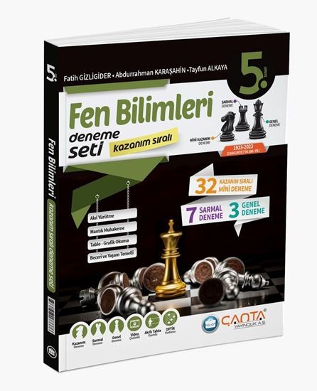 Çanta Yayınları 5. Sınıf Fen Bilimleri Kazanım Sıralı Deneme Seti