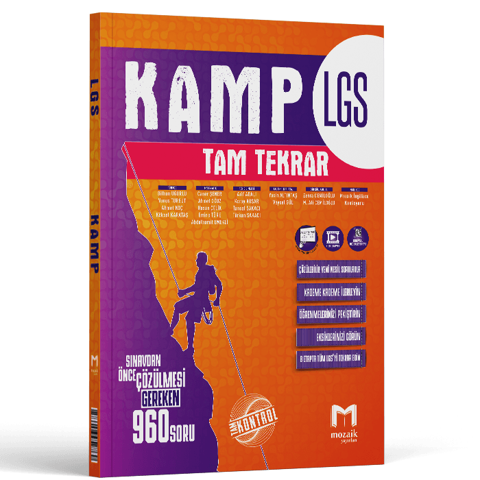 Mozaik Yayınları 8. Sınıf LGS Kamp Tam Tekrar