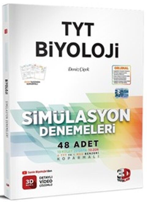 3D Yayınları TYT Biyoloji Simülasyon 48 Deneme