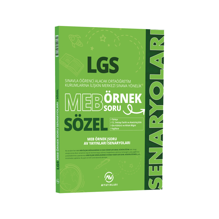 Av Yayınları 8. Sınıf LGS Sözel MEB Örnek Soru Senaryoları Soru Bankası