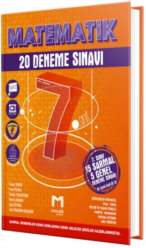 Mozaik Yayınları 7. Sınıf Matematik 20 li Deneme