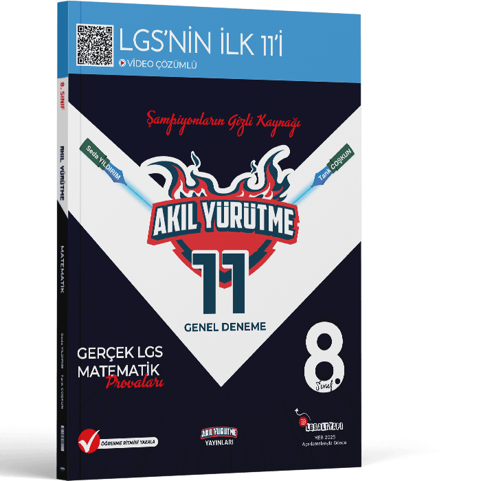 Akıl Yürütme Yayınları 8. Sınıf LGS Matematik 11 Genel Deneme