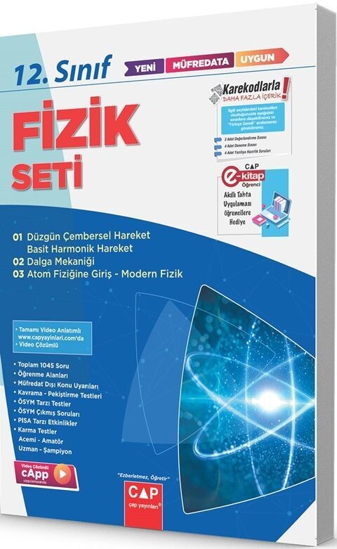 Çap 12. Sınıf Fizik Anadolu Lisesi Seti