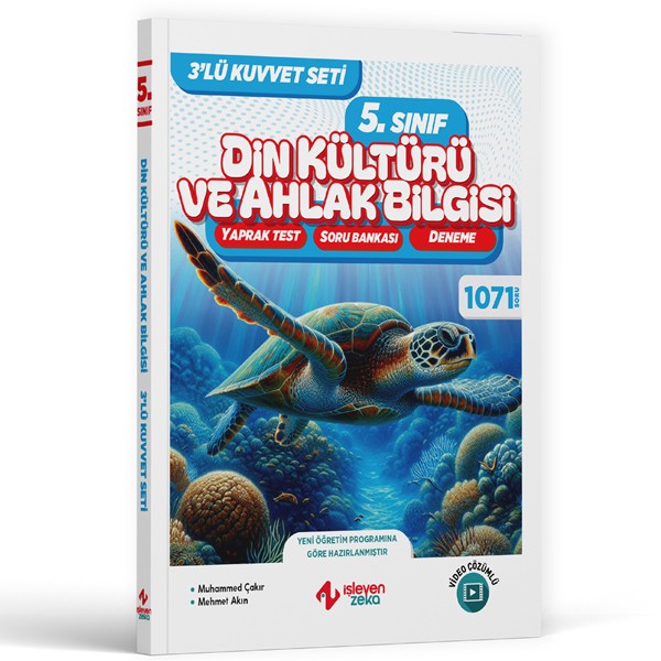 İşleyen Zeka 5. Sınıf Din Kültürü ve Ahlak Bilgisi 3 lü Kuvvet Serisi Seti