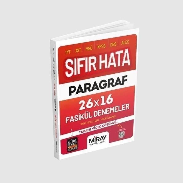 Miray Yayınları Sıfır Hata Paragraf 16 Deneme