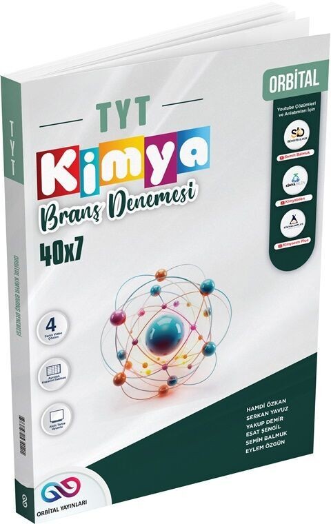 Orbital Yayınları TYT Kimya 40 x 7 Branş Denemeleri