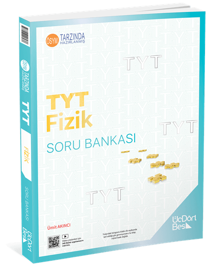 ÜçDörtBeş Yayınları TYT Fizik Soru Bankası