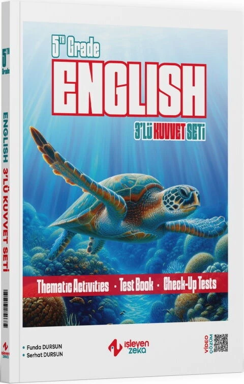 İşleyen Zeka 5. Sınıf İngilizce 3 lü Kuvvet Serisi Seti