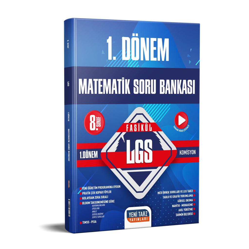 Yeni Tarz Yayınları 8. Sınıf LGS Matematik 1. Dönem Soru Bankası Özel Baskı
