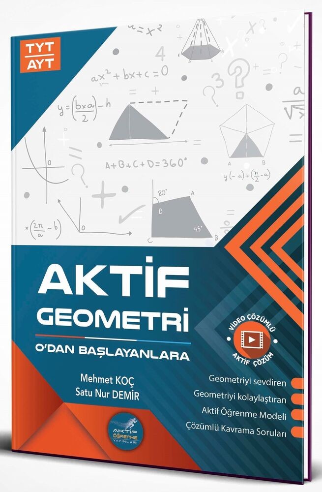 Aktif Öğrenme Yayınları TYT AYT Geometri 0 dan Başlayanlara