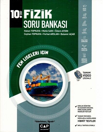 Çap 10. Sınıf Fizik Fen Lisesi Soru Bankası