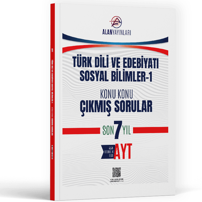 Alan Yayınları AYT Türk Dili ve Edebiyatı Sosyal Bilimler 1 Konu Konu Çıkmış Sorular Son 7 Yıl