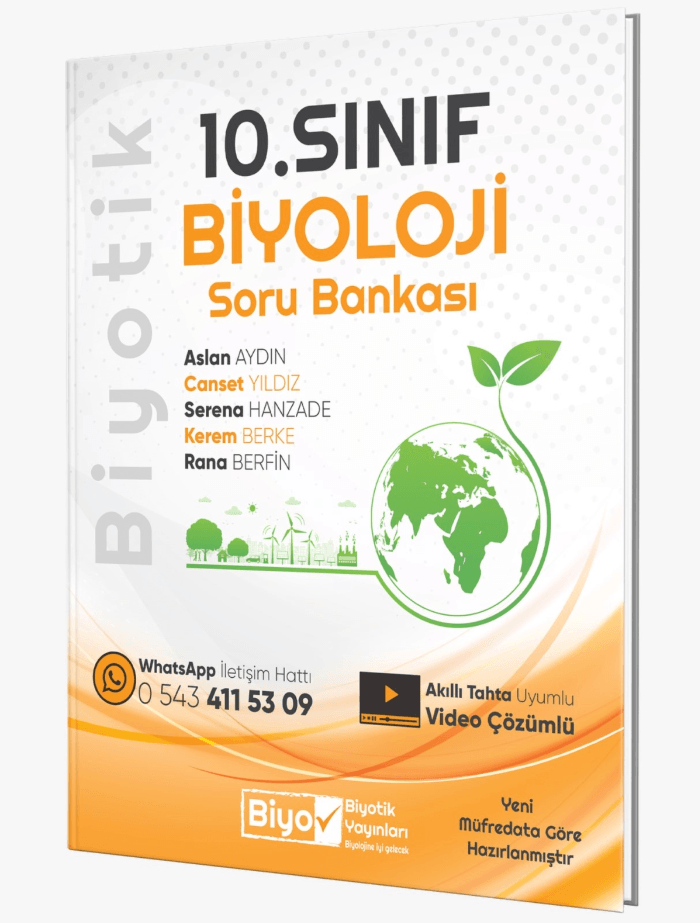 Biyotik Yayınları 10. Sınıf Biyoloji Soru Bankası