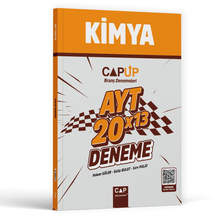 Çap Yayınları AYT Kimya 20 X 13 Up Deneme
