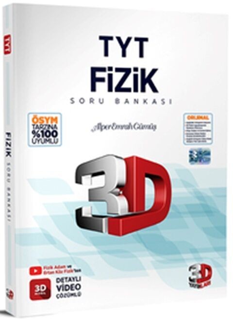 3D Yayınları TYT Fizik Soru Bankası