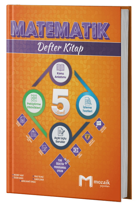 Mozaik Yayınları 5. Sınıf Matematik Defter Kitap