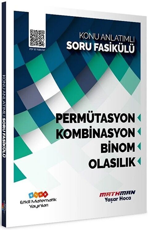 Etkili Matematik Yayınları AYT Matematik Permütasyon Kombinasyon Binom ve Olasılık Konu Anlatımlı Soru Fasikülü