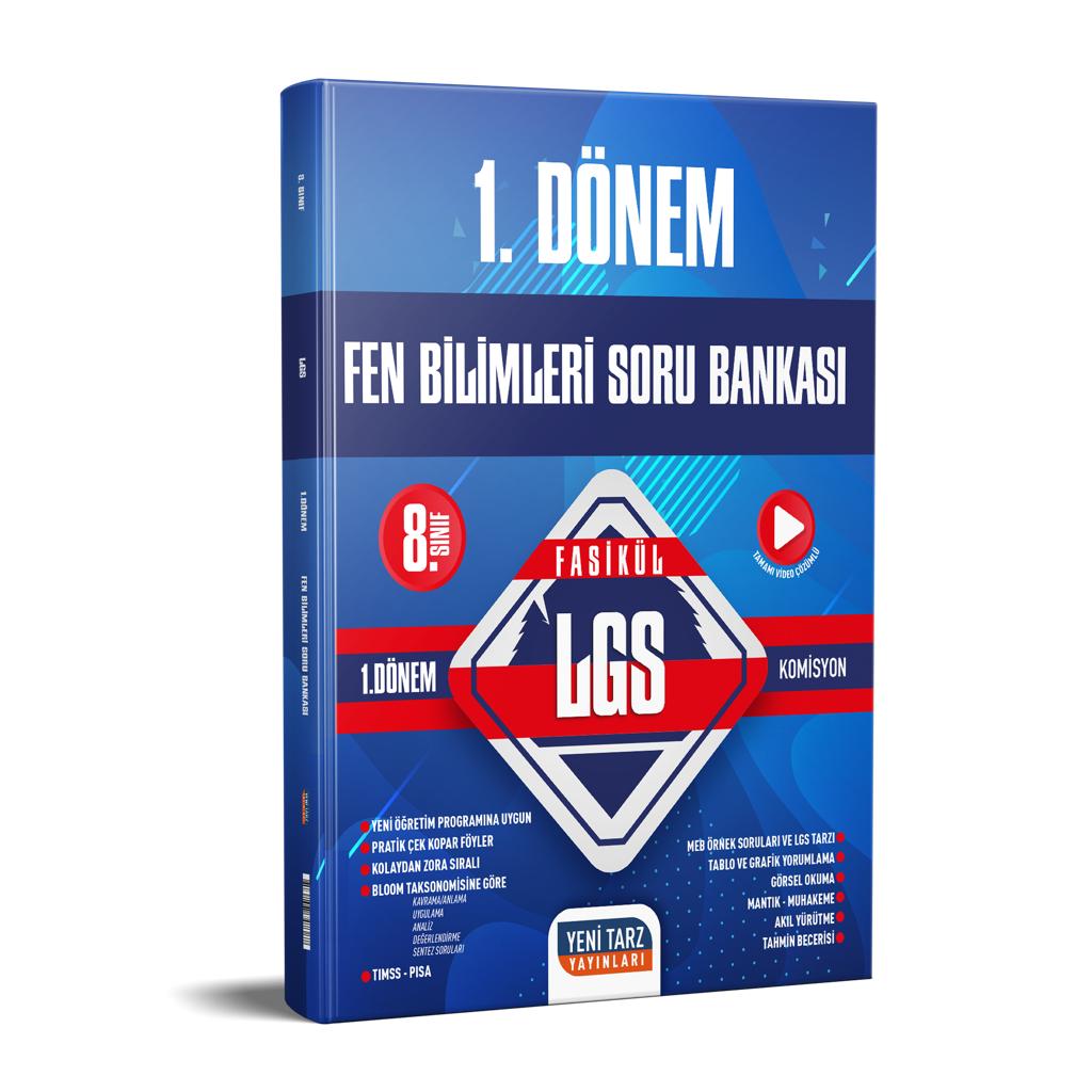 Yeni Tarz Yayınları 8. Sınıf LGS Fen Bilimleri 1. Dönem Soru Bankası Özel Baskı