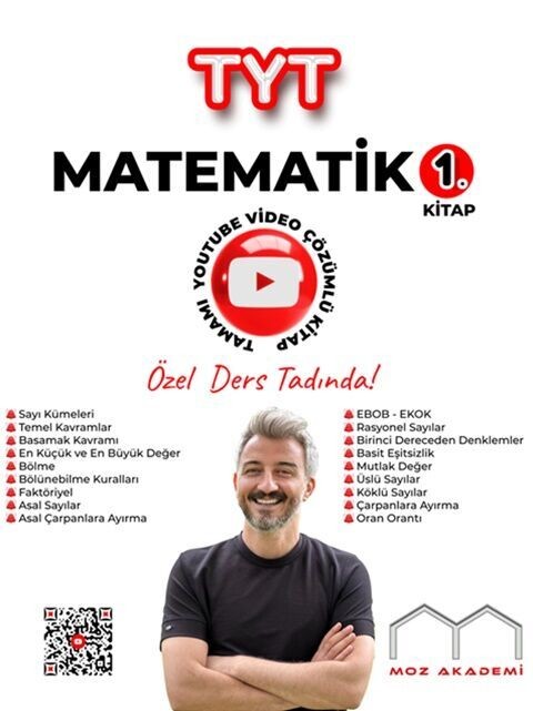 Moz Akademi TYT Matematik 1. Kitap Tamamı Çözümlü Soru Bankası