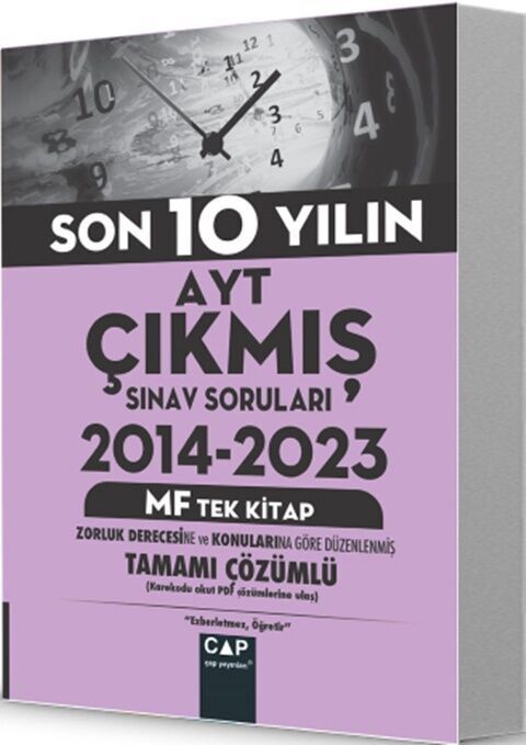 Çap Yayınları AYT MF Son 10 Yılın Çıkmış Soruları