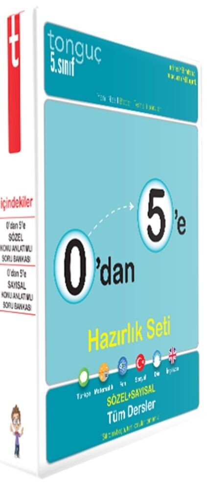 0`dan 5`e Konu Anlatımlı Soru Bankası Seti Tonguç Akademi