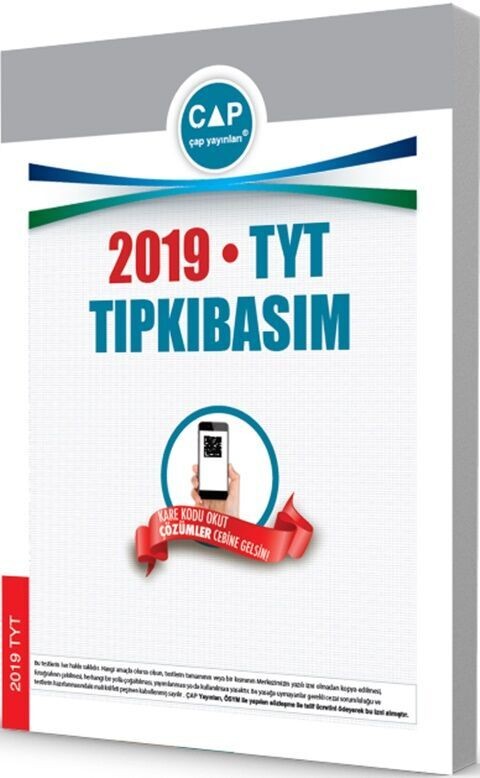 Çap Yayınları 2019 TYT Tıpkı Basım