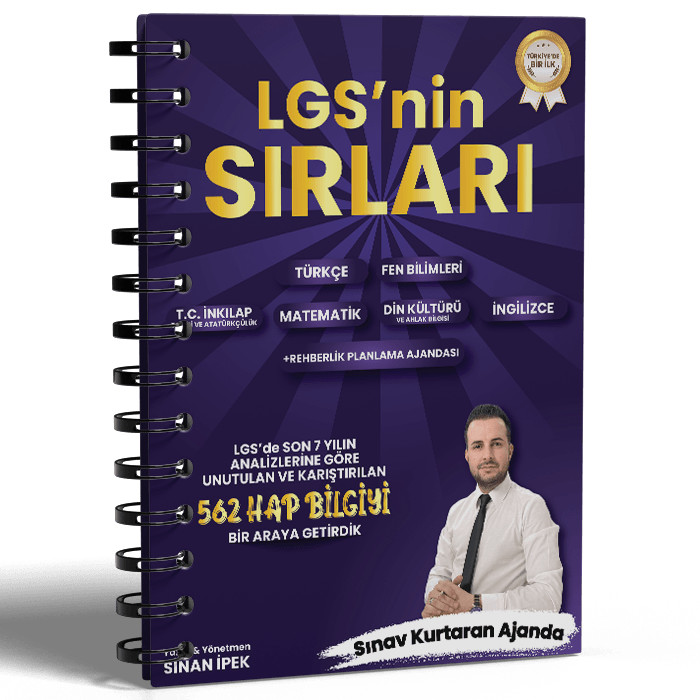 Sinan İpek 8. Sınıf Lgs Sırları 2024-2025