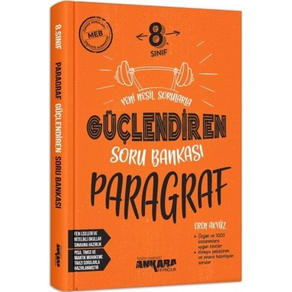 Ankara Yayıncılık 8. Sınıf Güçlendiren Soru Bankası - Paragraf