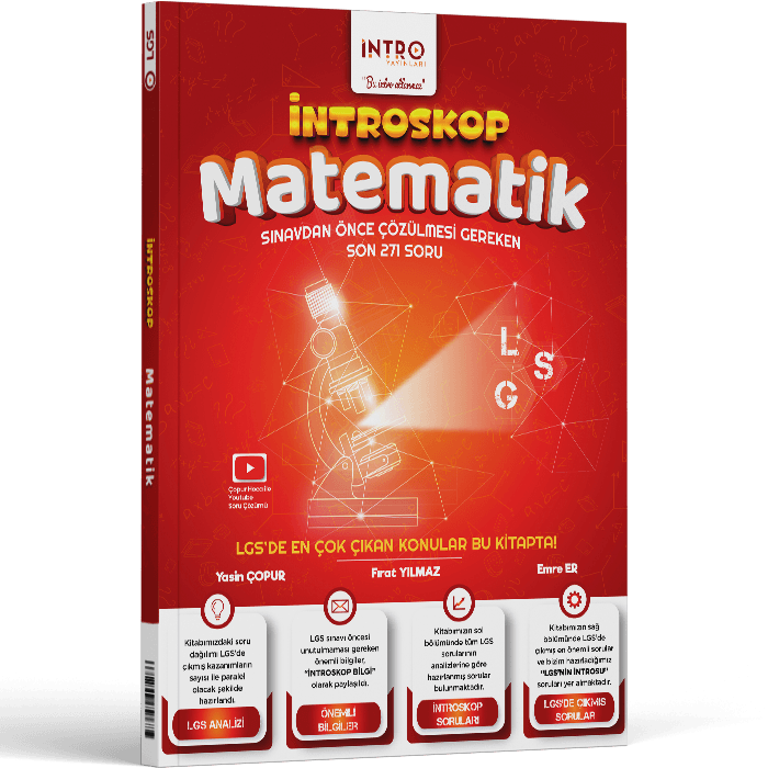 İntro Yayınları 8. Sınıf LGS Matematik İntroskop Soru Bankası