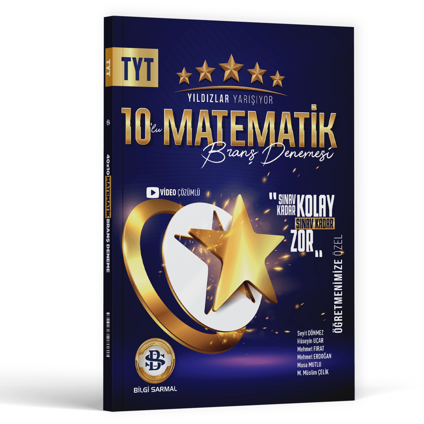 Bilgi Sarmal Yayınları TYT Matematik Yıldızlar Yarışıyor 10 lu Branş Denemesi