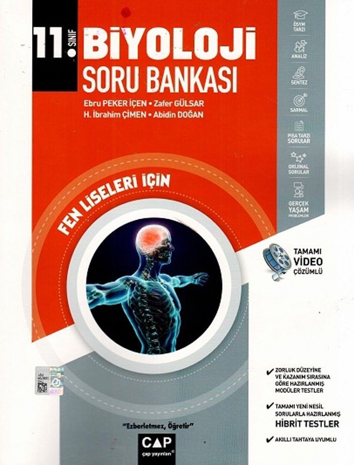 Çap 11. Sınıf Biyoloji Fen Lisesi Soru Bankası