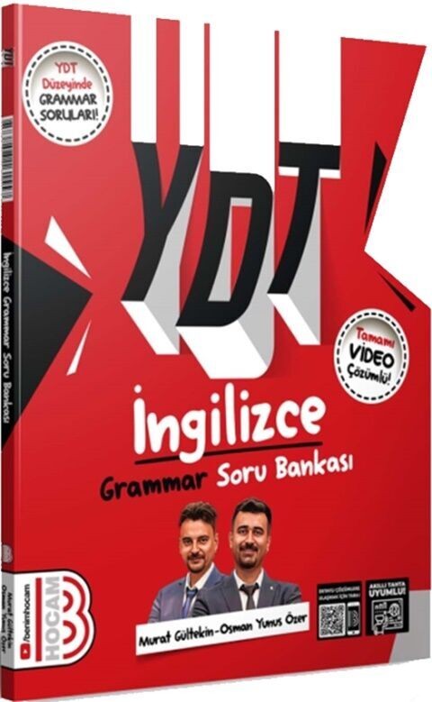 Benim Hocam Yayınları YDT İngilizce Grammar Soru Bankası