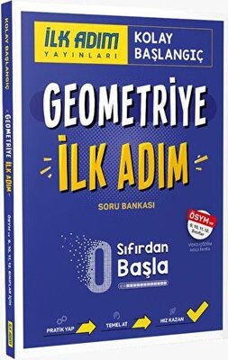 İlk Adım Yayınları Geometriğe İlk Adım Sıfırdan Kolay Başlangıç Kitabı