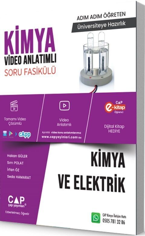 Çap Yayınları Kimya ve Elektrik Konu Anlatımlı Soru Bankası