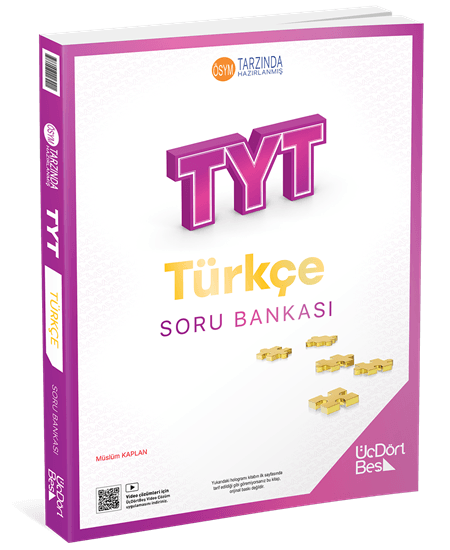 ÜçDörtBeş Yayınları TYT Türkçe Soru Bankası