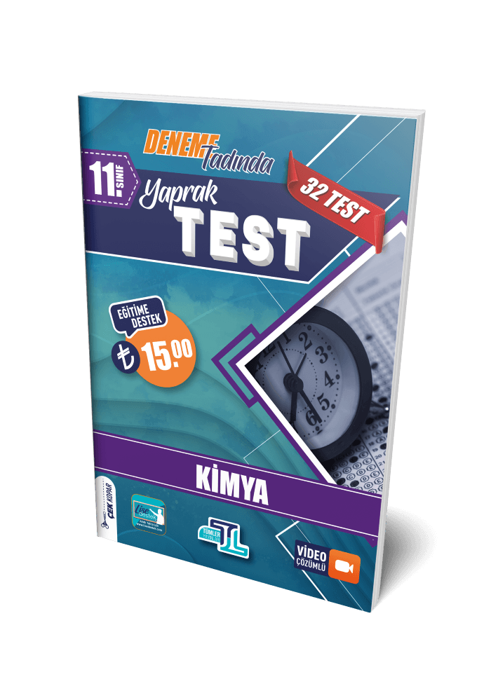 Tümler Yayınları 11. Sınıf Kimya Yaprak Test