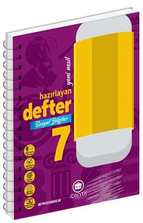 Çanta Yayınları 7. Sınıf Sosyal Bilgiler Hazırlayan Defter