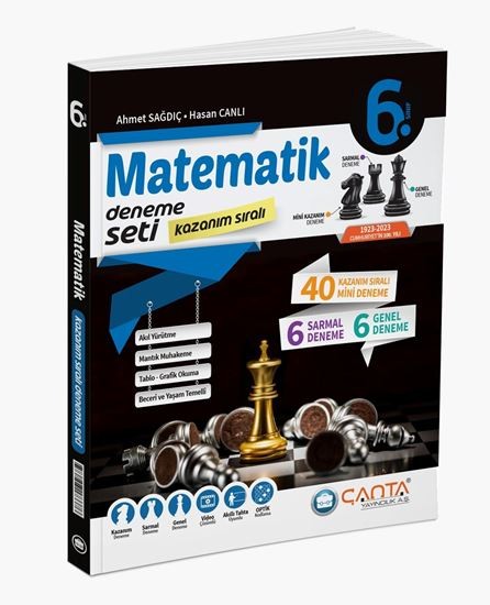 Çanta Yayınları 6. Sınıf Matematik Kazanım Sıralı Deneme Seti