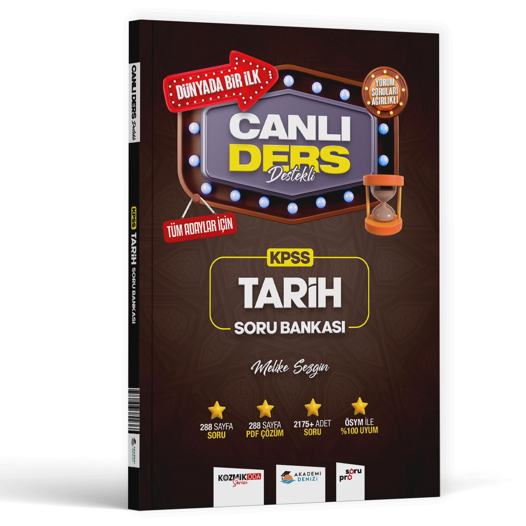 Akademi Denizi Yayınları KPSS Tarih Canlı Ders Destekli Soru Bankası