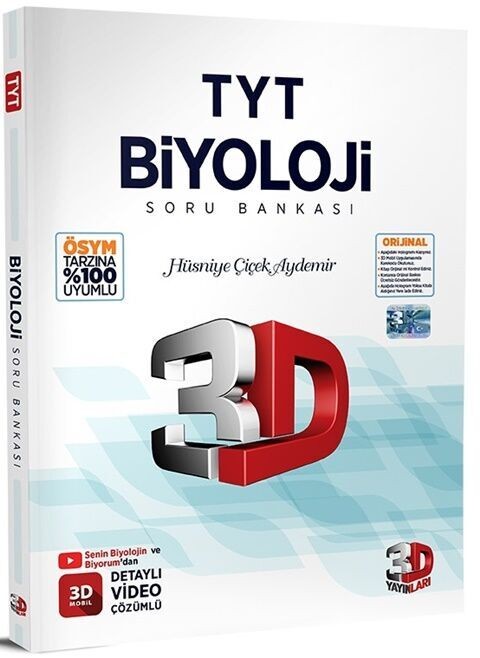 3D Yayınları TYT Biyoloji Soru Bankası