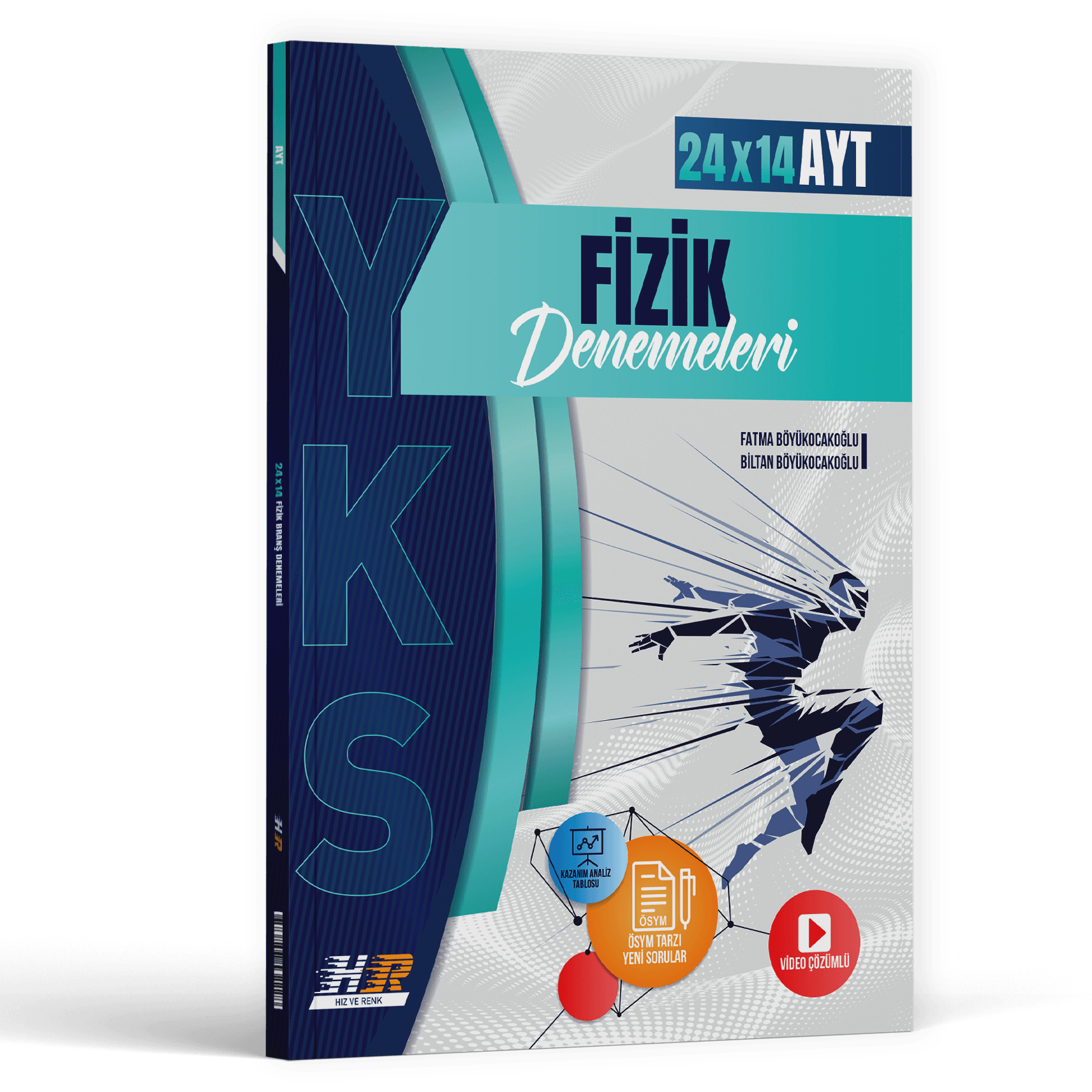 Hız ve Renk Yayınları AYT Fizik 24 x 14 Denemeleri