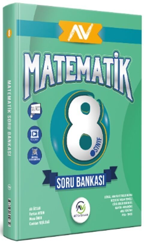 Av Akıllı Versiyon Yayınları 8. Sınıf LGS Matematik Soru Bankası