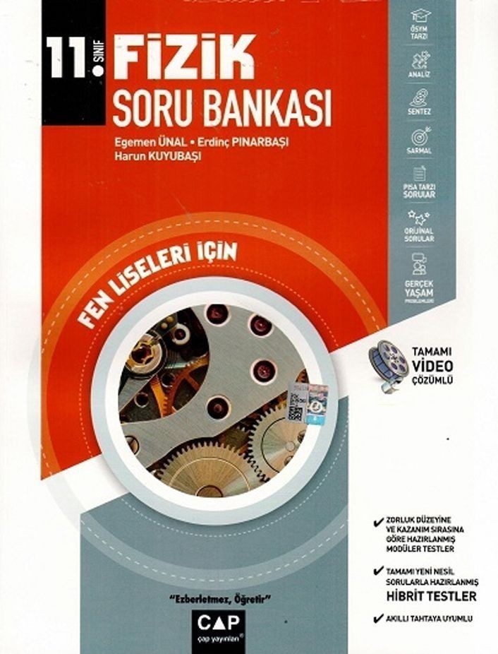 Çap 11. Sınıf Fen Lisesi Fizik Soru Bankası