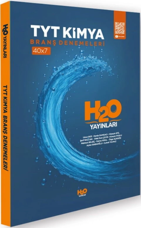 H2O Yayınları TYT Kimya 40 x 7 Branş Denemeleri