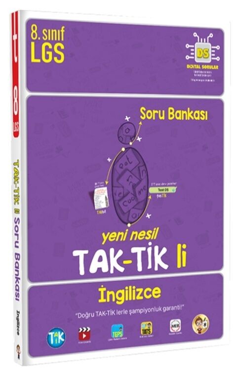 8. Sınıf İngilizce Taktikli Soru Bankası Tonguç Akademi